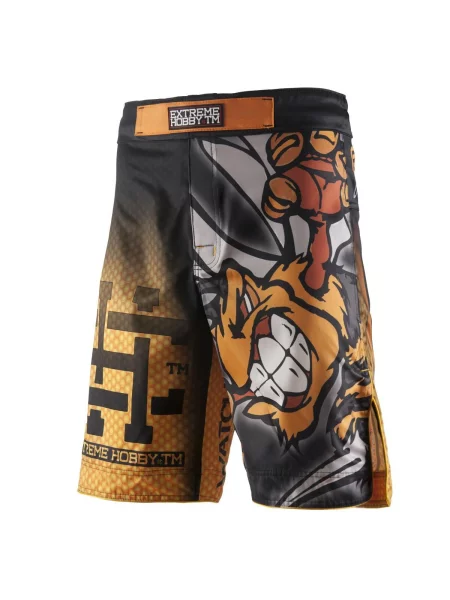 Spodenki do Grapplingu MMA BJJ K1 EXTREME HOBBY ANGRY WASP czarne