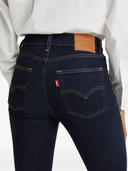 Blugi evazați Levi's® stretch galben