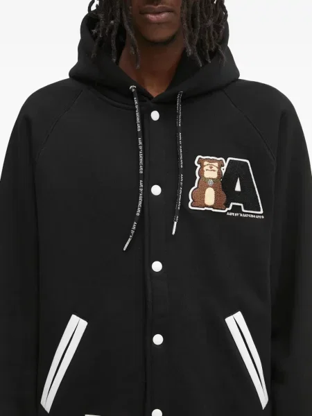 Hanorac cu glugă Aape By A Bathing Ape negru