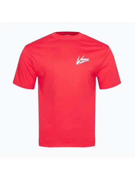 Мъжка тениска Vans Dettori Loose Fit racing red/ marshmallow червено