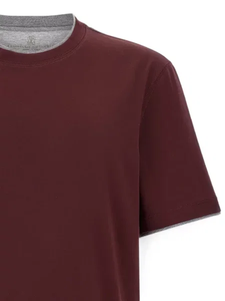 Tricou Brunello Cucinelli roșu