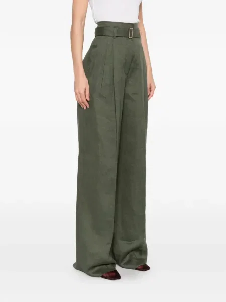 Pantaloni Max Mara plisate verde