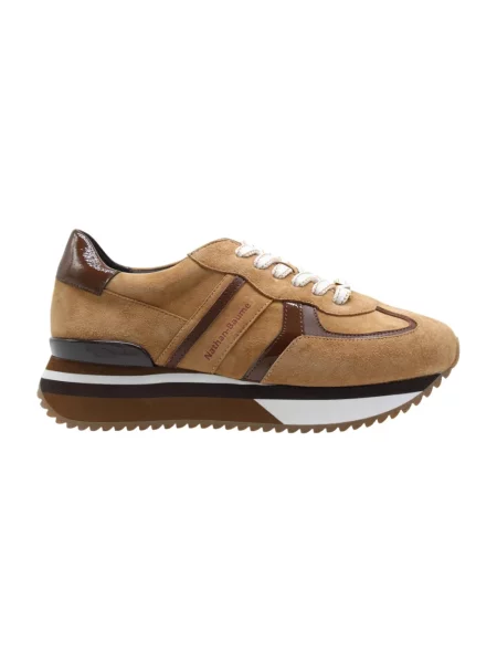 Sneakersy Nathan-baume brązowe