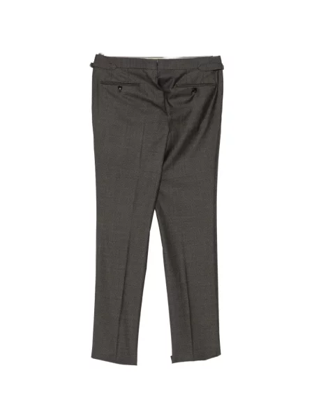 Pantaloni Tom Ford în carouri gri