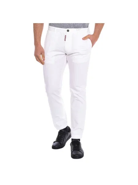 Pantaloni Dsquared alb
