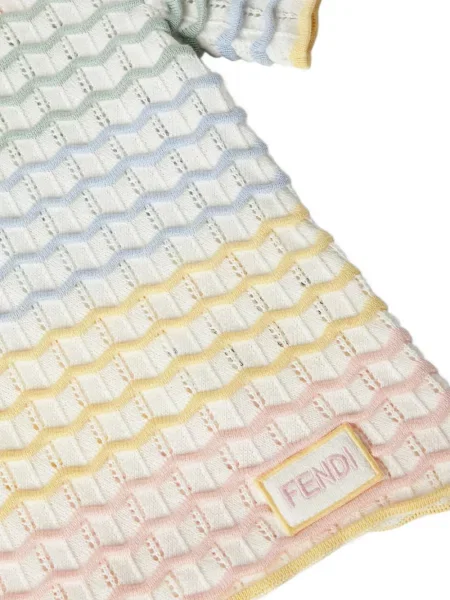 Sukienka dziecięca Fendi biała
