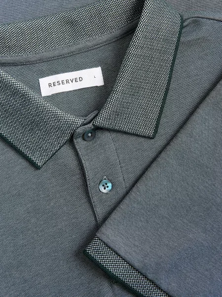 Поло Reserved зеленое