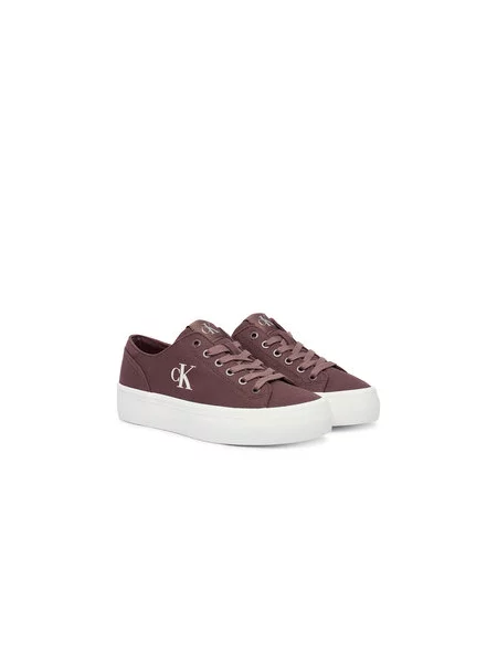 Calvin Klein Jeans Sportcipők Vulc Flatform Low Canvas Mg Bordó