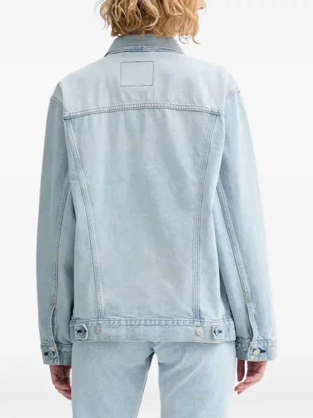 Gulerat pantaloni Levi's® evazate zdrențuiți albastru