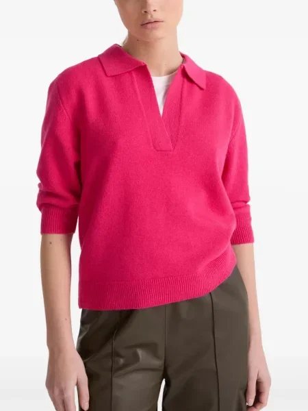 Polo Yves Salomon tricotate roz
