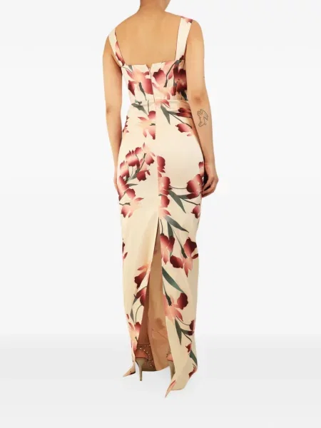 Rochie maxi Rebecca Vallance cu model floral cu imagine
