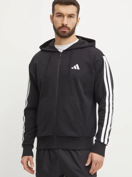 Pulover adidas Essentials s kapuco črna