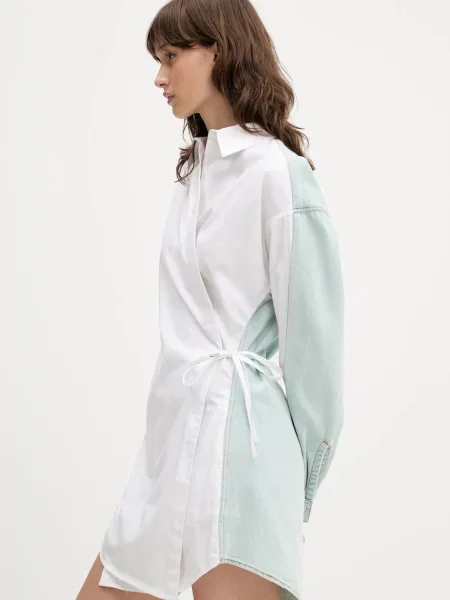 Diesel ruha D-ELPHI-DEN DRESS fehér