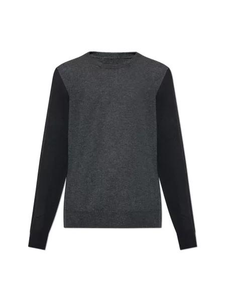Sweter Maison Margiela wełniany szary