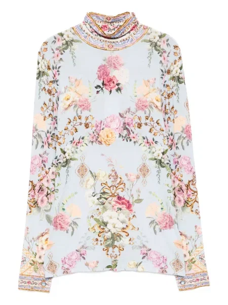 Top Camilla albastru