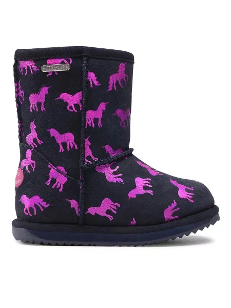 Škornji za sneg Emu Australia iz semiša modra