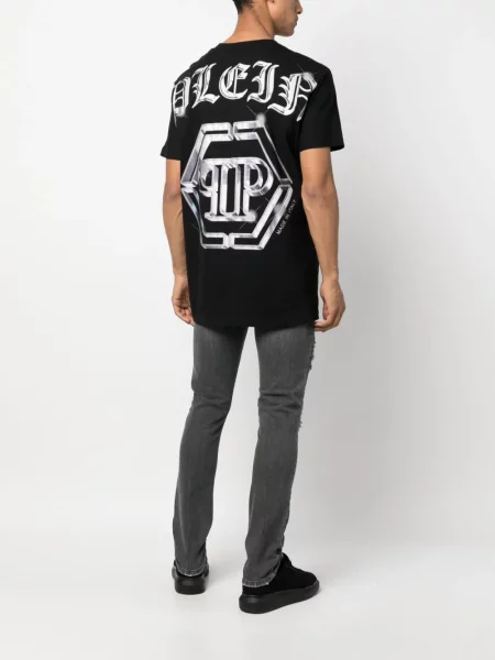 Marškinėliai Philipp Plein juoda