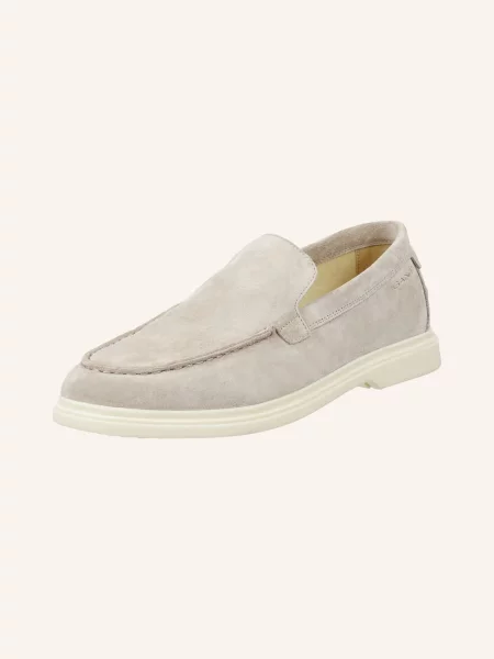 Gant Loafersy Boery beige beżowe