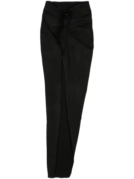 Spódnica jeansowa Rick Owens Drkshdw asymetryczna czarna