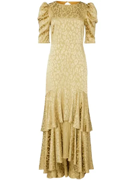 Maxi rochie maxi Temperley London de costum auriu