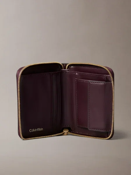 Calvin Klein Portofel AOP roşu închis negru