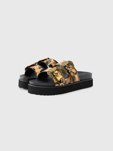 Saboți Versace Jeans Couture negru