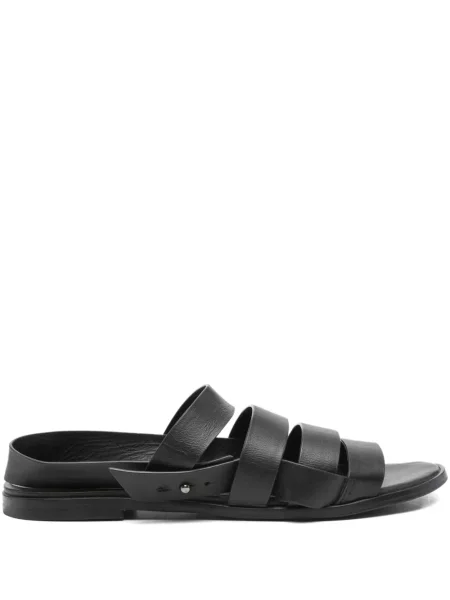 Sandale Megumi Ochi din piele slingback negru