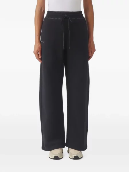 Pantaloni Max Mara alergare cu cordon negru