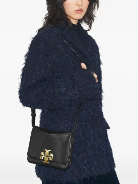 Geanta crossbody Tory Burch cu autograf negru