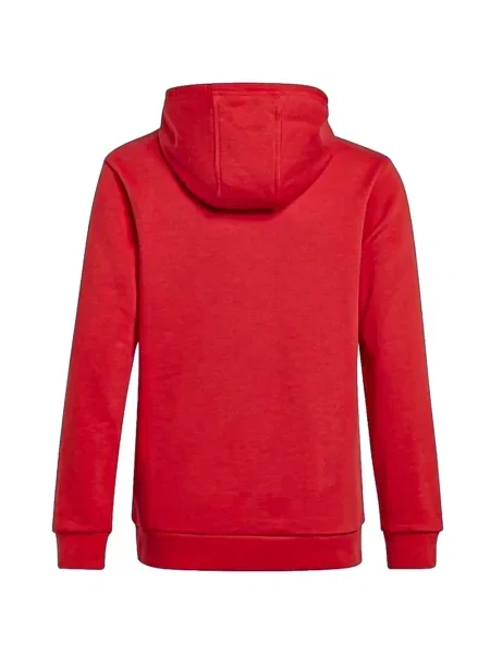 Bluza z kapturem dziecięca Adidas czerwona
