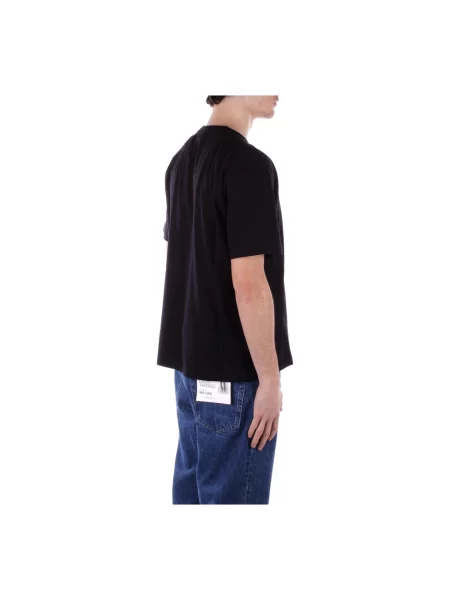 Koszulka Guess Jeans z krótkim rękawem z logo czarna