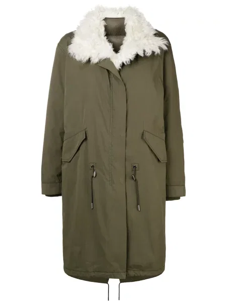 Geacă parka Yves Salomon verde