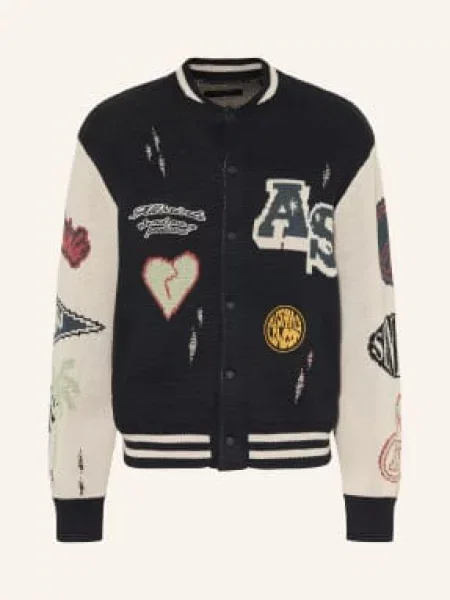 Allsaints Kardigan schwarz czarny