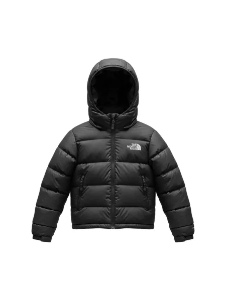 Kurtka puchowa The North Face z kapturem czarna