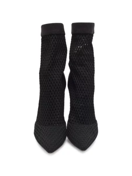 Cizme scurte Gianvito Rossi tricotate negru