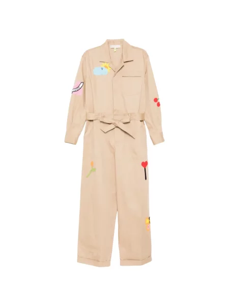 Salopetă Mira Mikati cu petice maro