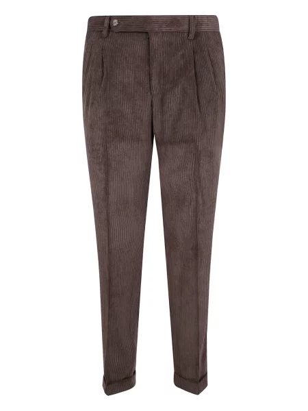 Pantaloni Barba de catifea cord maro