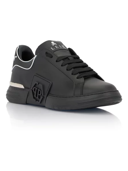 Sneakersy Philipp Plein skórzane czarne