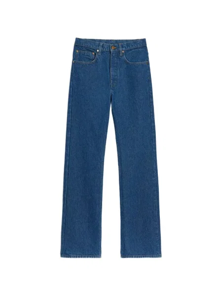 Blugi drepți Jil Sander albastru