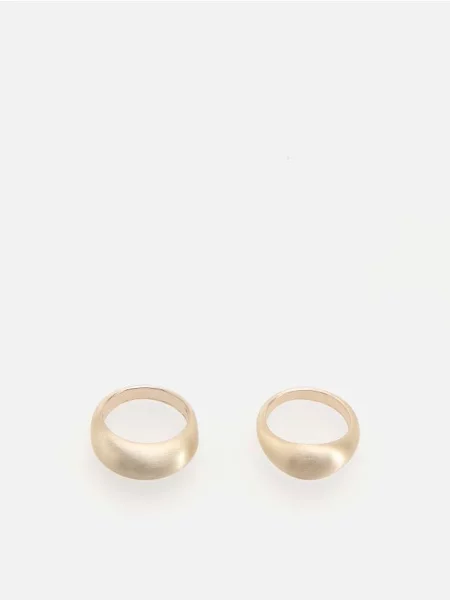 Reserved Set de inele deschis gri