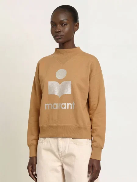 Marant Étoile Bluza Nierozpinana Moby braun
