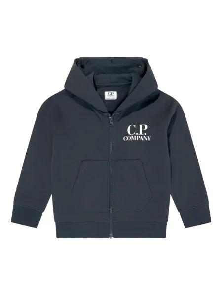 Bluza z kapturem dziecięca C.p. Company niebieska