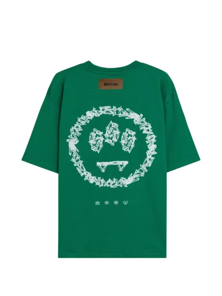 Tricou Barrow cu decolteu rotund verde