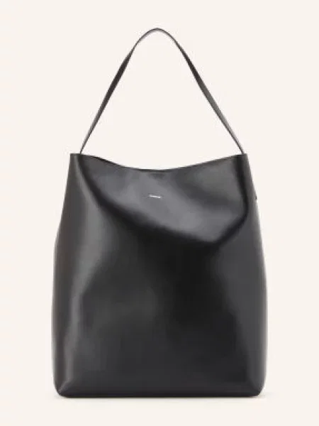 Sandro Shopperka Z Torebką Typu Pouch schwarz czarna