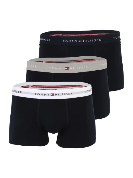 Tommy Hilfiger Underwear Boxerky sivá / červená biela čierna