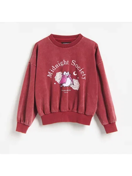 Reserved Mikina Pusheen červená