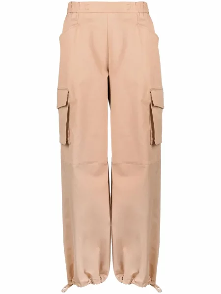 Spodnie cargo Off-white w paski z nadrukiem białe