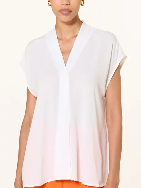 Sem Per Lei Bluzka Z Satyny weiss