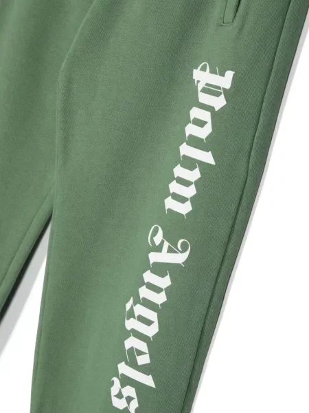 Pantaloni copii Palm Angels verde