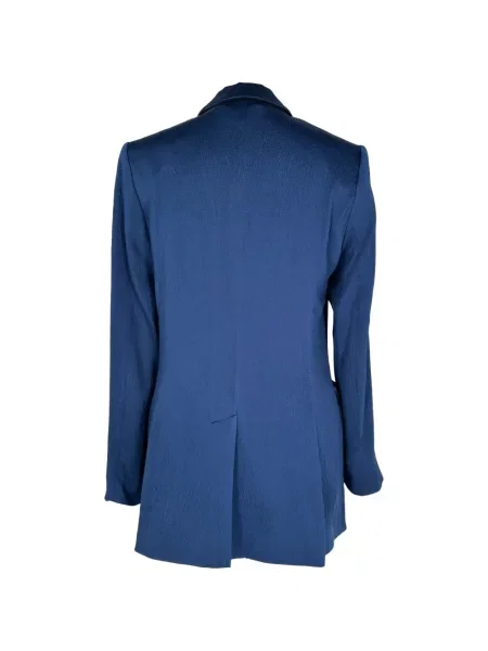 Sacou Roland Mouret cu două rânduri de nasturi albastru